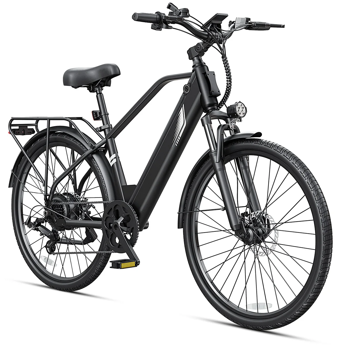 DYU C5 Adult Electric Bike 1000W Motor 480WH Lithium Battery Electric Bicycle ，7-Speed City E-Bike UL2849 Certified