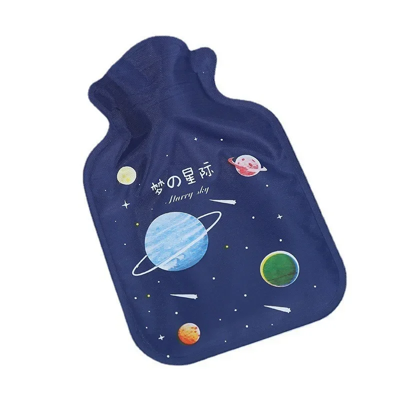 Cute Hand Warmer Hot Water Bag Warm Cartoon Hot Water Bottle Water Injection Cold Small Soft Reusable