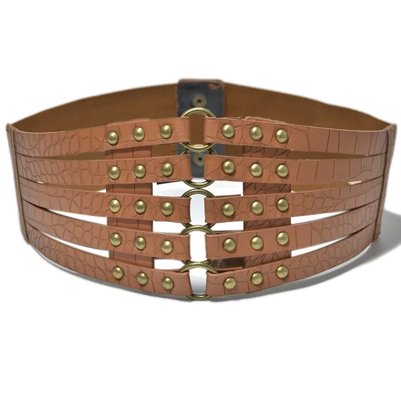novo-cinto-largo-feminino-retro-com-rebites-de-cobre-envelhecido-elastico-na-cintura-decorativo-e-modelador-para-vestidos