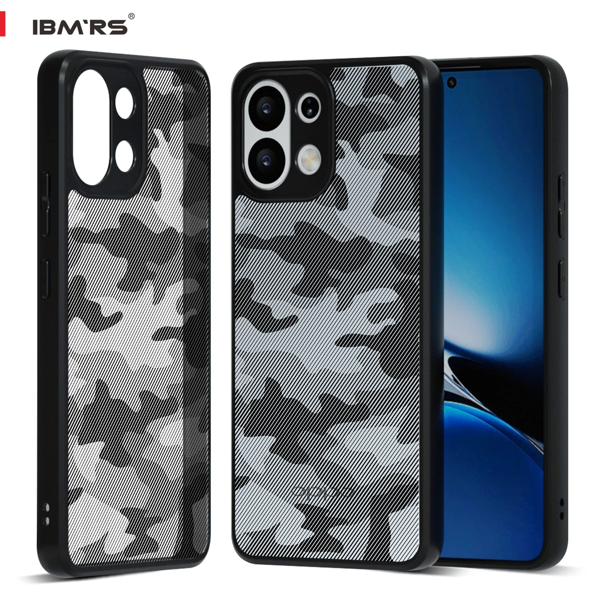 

IBMRS Camo Case for OPPO K13/K12s/K13x Military Green Shockproof Soft TPU Phone Cover Anti-Scratch Matte Finish
