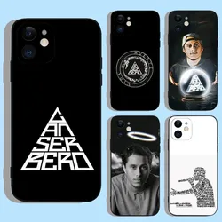 Residente Canserbero Coque  Phone Case For Apple iPhone 15,14,13,12,11,XS,XR,X,8,7,Pro,Max,Plus,mini Silicone Black Cover