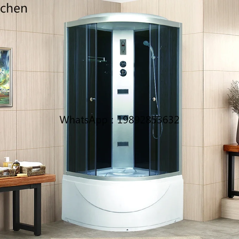 

i5.11 High Basin Integrated Bathroom Shower Room Sliding Door Glass Sector Partition Bath Household Integrated Shower Room