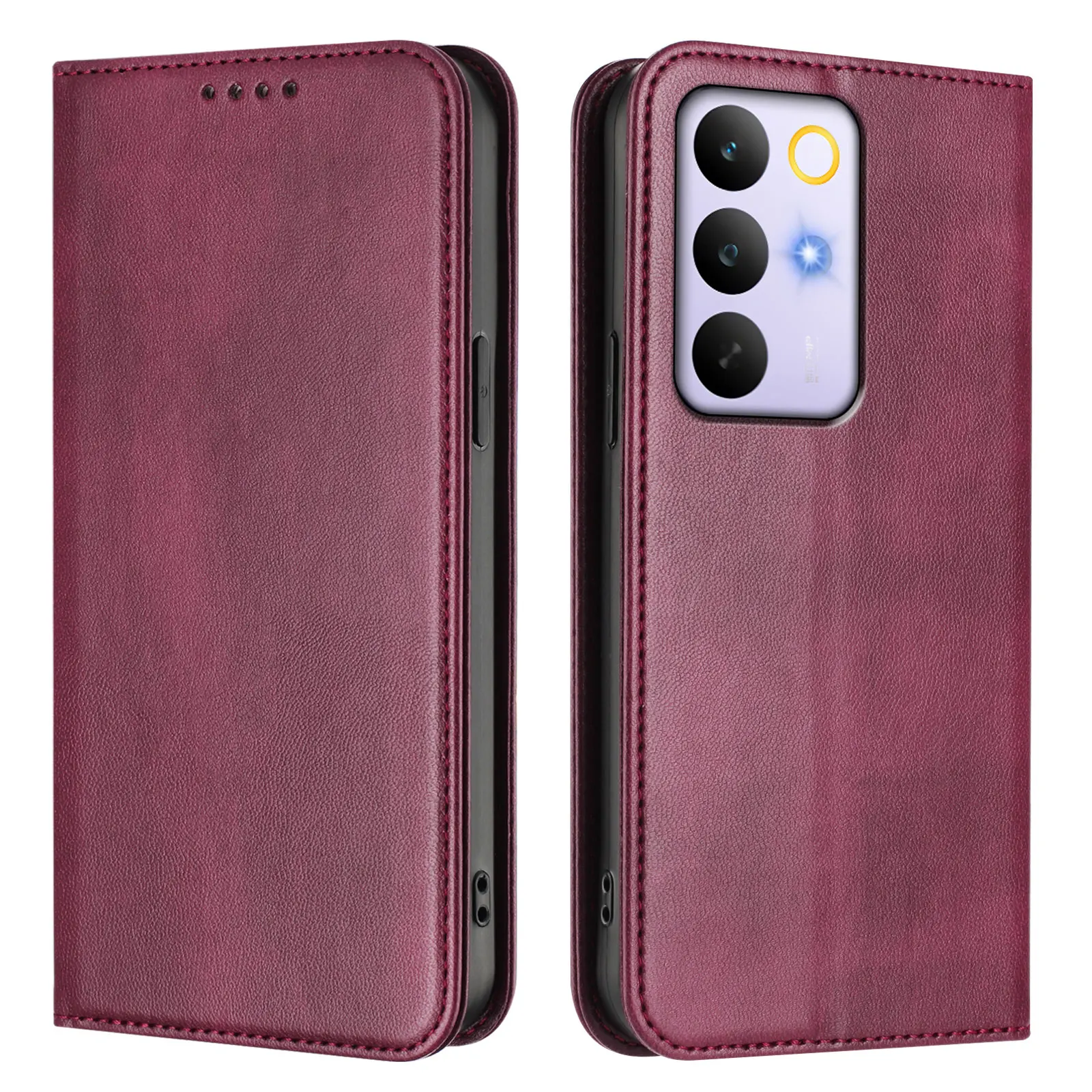 

Vintage Wallet Case For OPPO Realme C85 C75 C67 C65 C63 C55 C33 C30 C25 15X 14X 12X Luxury Leather Magnetic Phone Cover