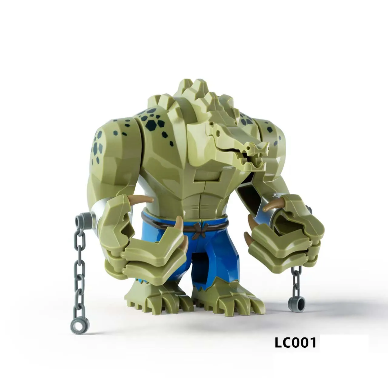 Blind Box Big Building Blocks Killer Croc Bane Olog-hai Troll Orc Action Figures Puzzle Collection Model Doll Bricks Toy Gifts view 3