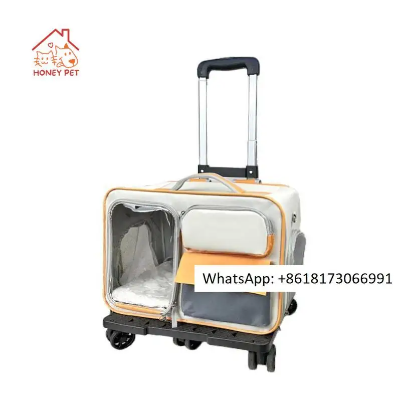 

Pets Go Out With Portable Trolley Cases Suitcases Small Dogs Cats Can Use Bags High Appearance Anti Cat Stress Sense Of Safety