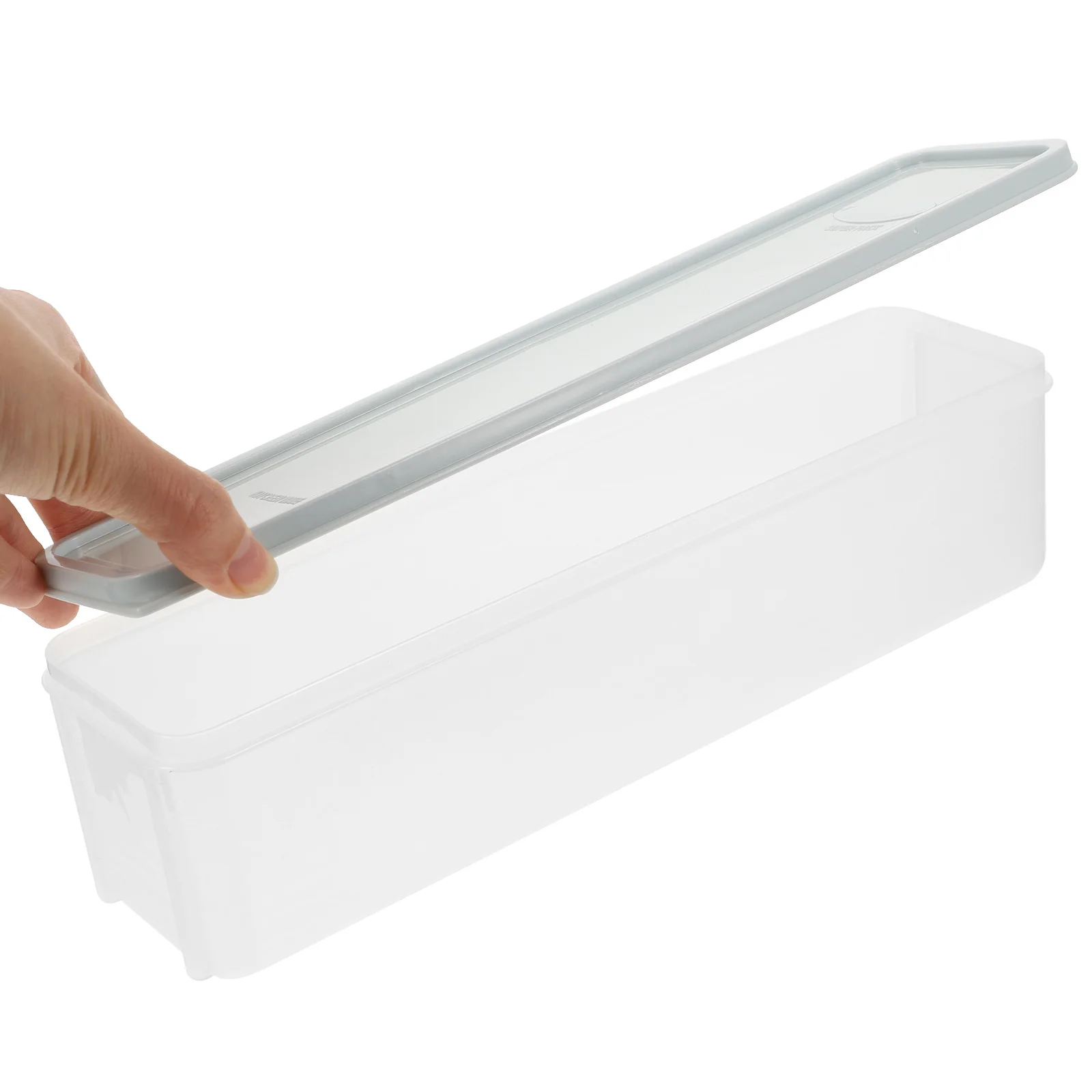 

3pcs Rectangle Noodle Storage Box Fettuccine Pasta Stackable PP Containers Pantry Grains Fruit Boxes Sealed