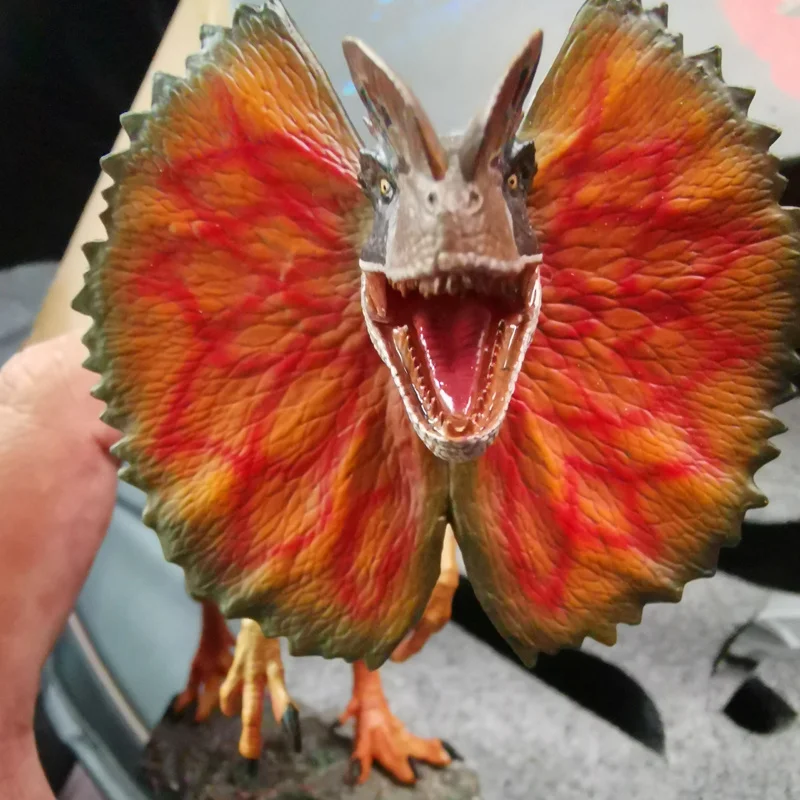 Model Dinozaura Zabawka Muzealna Kolekcja Smok Dwukorony Smok Dwukierunkowy Figurka Akcji Kolekcjonerska Zabawka Prezent Dla Dzieci