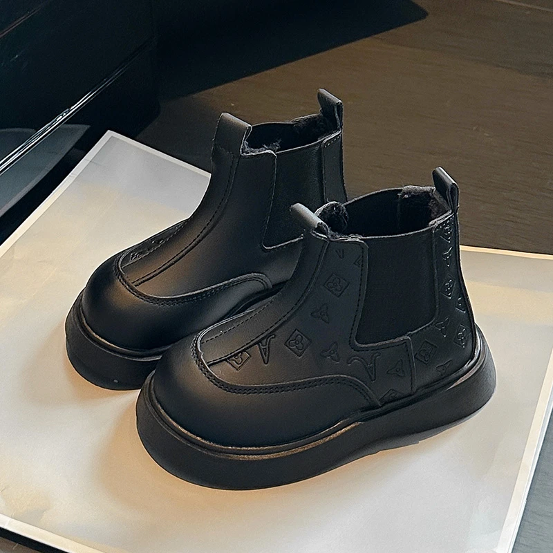 

Kids Shoes 2025 New Hot Sale Slip on Children's Vulcanize Shoe Round Toe Net Cloth Breathable Mid Heel Sport Shoes