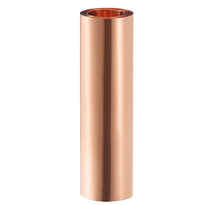 

A96I-2X Copper Sheet Roll, Metal Foil Plate 1000Mm X 100Mm X 0.01Mm