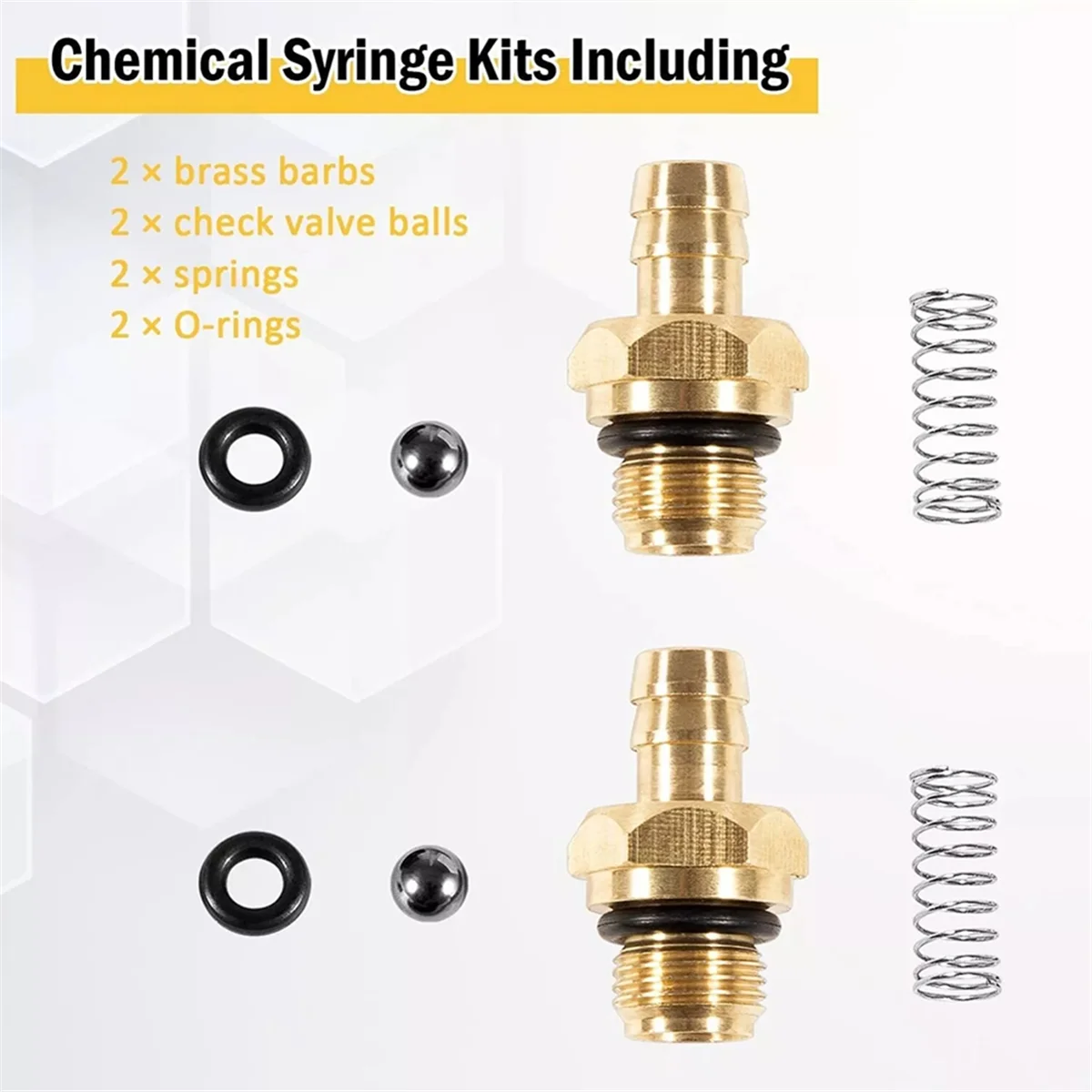 L74A Pressure Washer Chemical Soap Injector Kit for , , & Husky Replaces 190593GS 190635GS