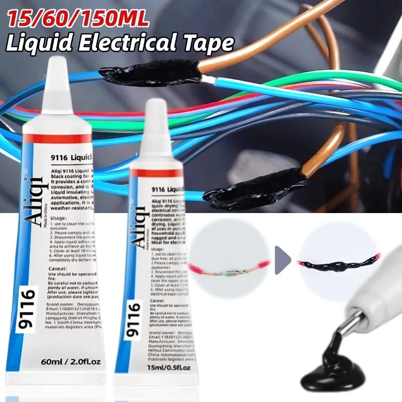 

Liquid Insulating Glue Electrical Tape Rubber Wire Cable Coat Fix Line Glue High-Temperature Resistant Insulation Paste Sealant