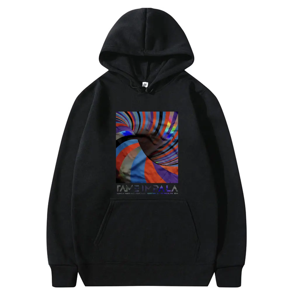 Tame Impala Graphic Print Hoodie Male Vintage Oversized Hooded Sweatshirt Men Women  Lndie Pop Rock Music Band Pullover Hoodies