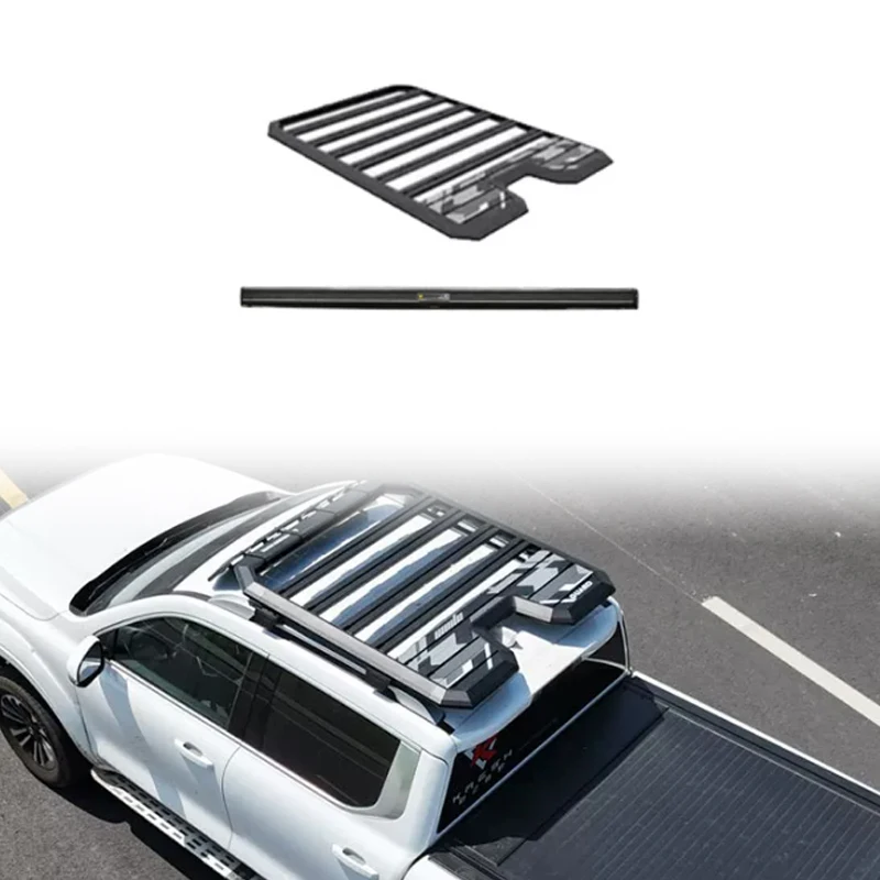 4X4 Off-Road Car Modification Side Ladder Roof Platform Side Storage Bag Side Tent for GWM Shanhai Poer Cannon Alpha Accessories