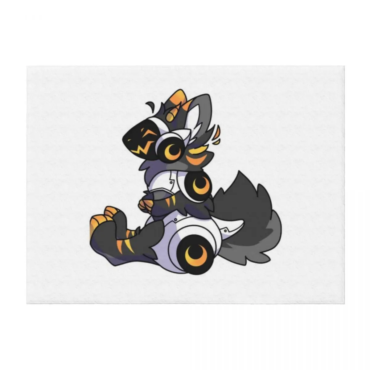 

Lemondrop the Protogen Throw Blanket Soft Big for sofa blankets and throws decorative Blankets