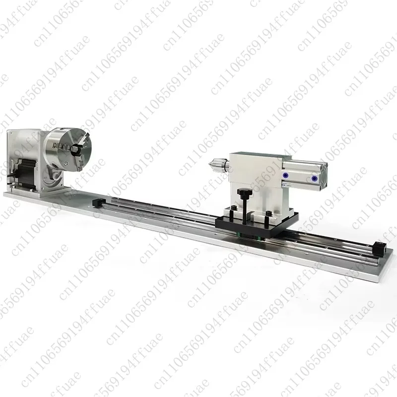 

Motor XDW125 XDW160 XDW200 Rotating Shaft with Pneumatic Guide Rail Tailstock Kit for Fiber Laser Engraving Marking Steps