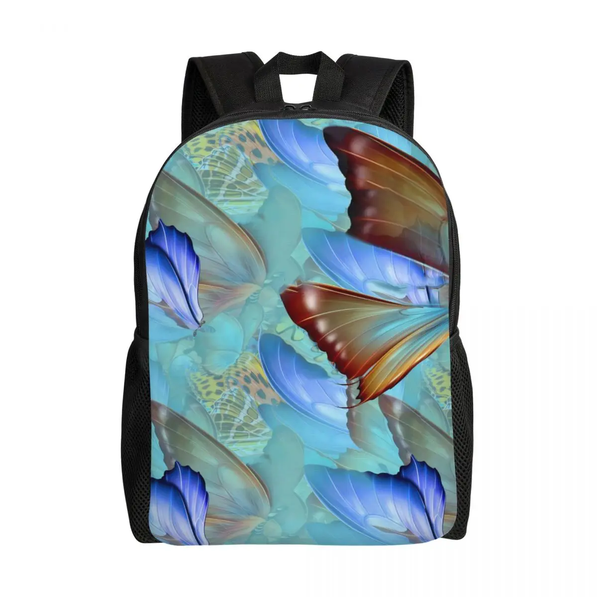 Moving Butterfly Backpack Abstract Art Camping Backpacks Unisex High Quality Large High School Bags Casual Rucksack