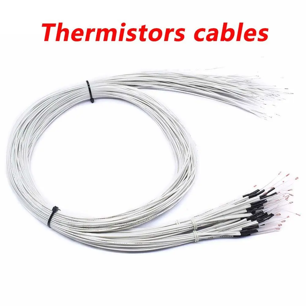 3D Printer 100K ohm  NTC 3950 Thermistors Sensors With Cable 3D Printers Reprap Mend Accessories