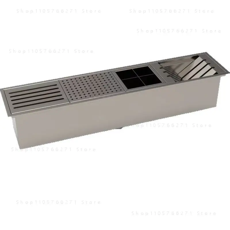 Space-Saving Design Nano Kitchen Sink With Integrated Base