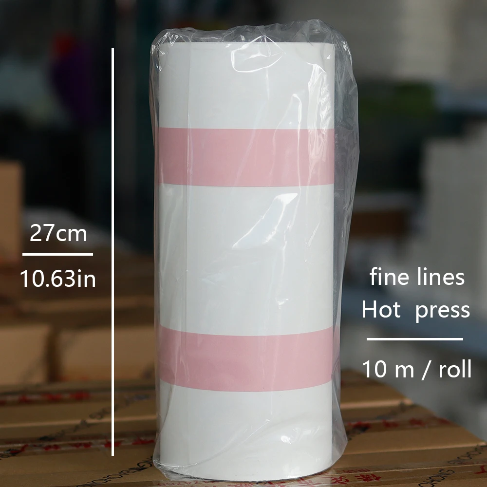 Baohong Academy Watercolor paper roll 140LB/300GSM 100% cotton 27cm 37cm width length 10 meters 10.6/14.6in*394in