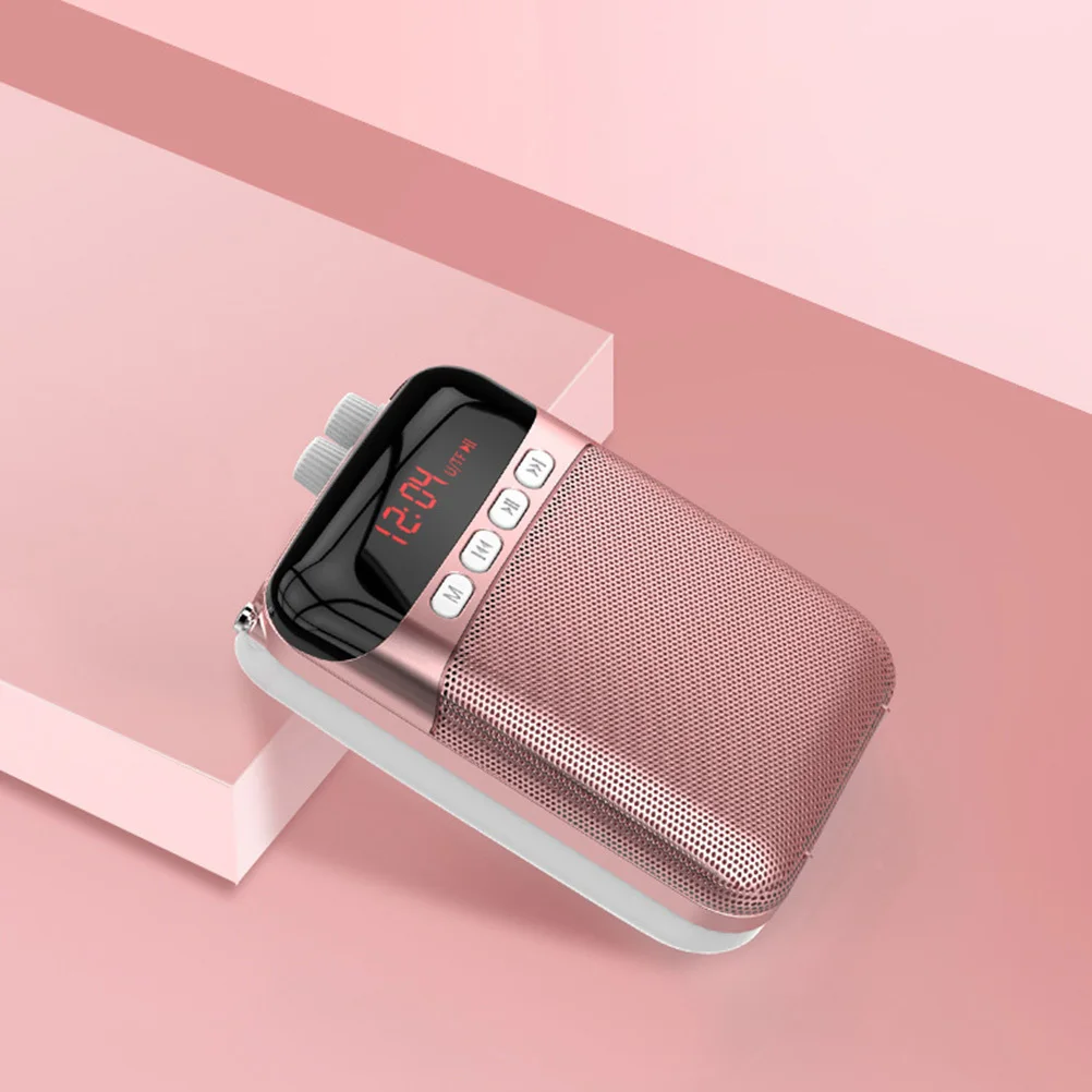 

1 Set Amplifier Small Size Loud Voice Lightweight Portable For Teaching U Disk Insertion Rechargeable