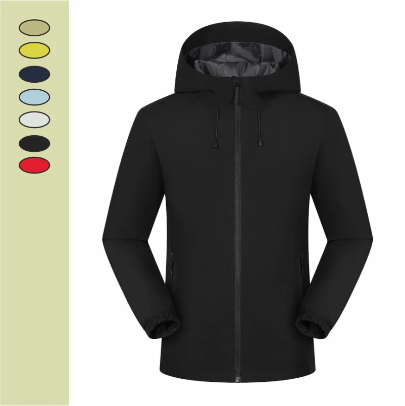 

Windbreaker Men Tactical Jacket Windproof And Waterproof Lightweight Fabric Outdoor Warm Waterproof Hooded Coat Sports Field Out