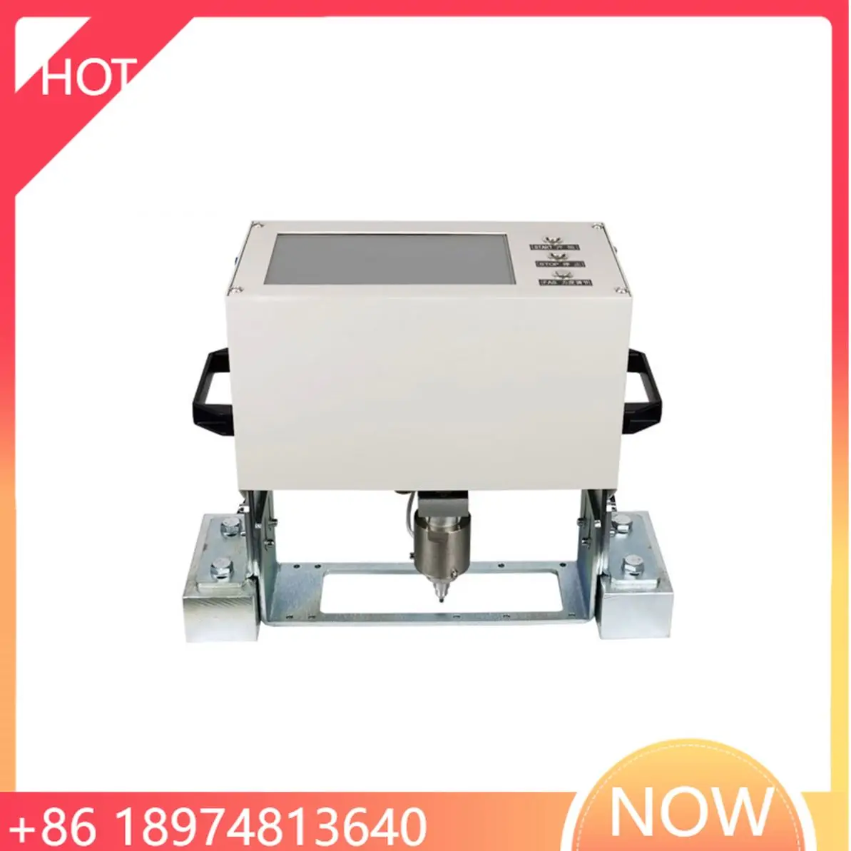

Portable Pneumatic Electric Dot Peen Marking Machine For Metal VIN Chassis Number Engraving With Desktop Integrated System