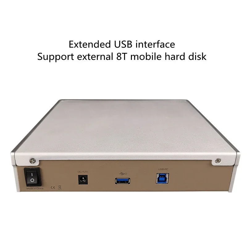 C-085 JF Digital CD-Ripper Read EAC Copy CD Data Then Digital Output USB Supports Plug-in 8T HHD/HDD/SSD to Save App Control