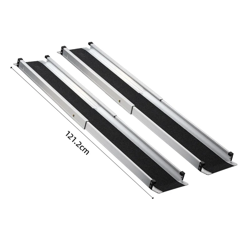 Ramp board, portable retractable electric vehicle bellows trolley, boarding stairs, step loading ramp board