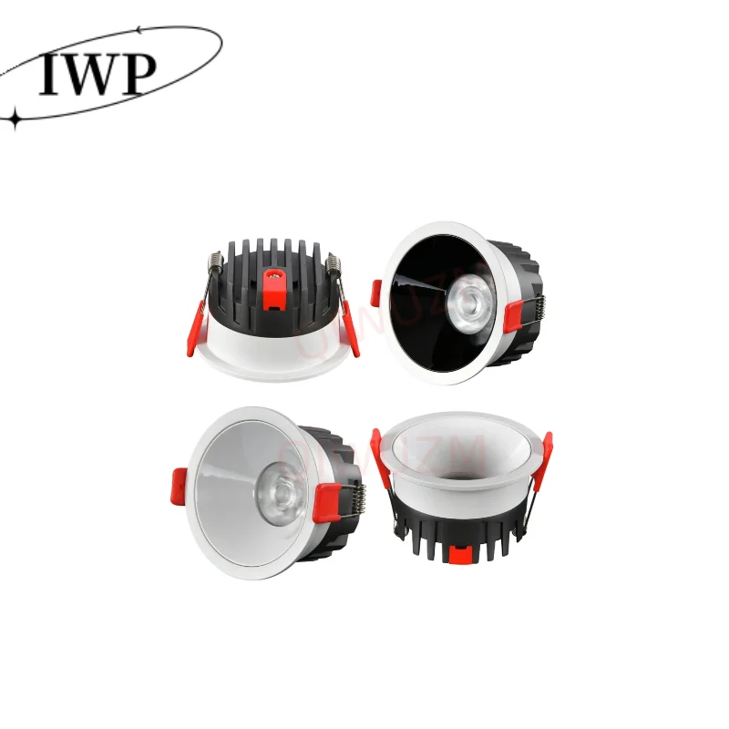 Anti-Glare Inbouw Led Cob Spotlight 12W 15W 18W 30W Led Licht Downlight Dimbaar Plafondlamp Binnenverlichting Ac110v 220V