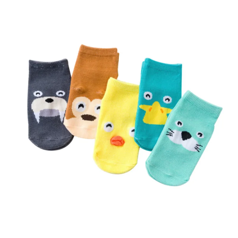 Spring Baby Socks Girls Boys Clothes Accessories for Newborns Children Kids Items Toddlers Animals Autumn Duck Dog