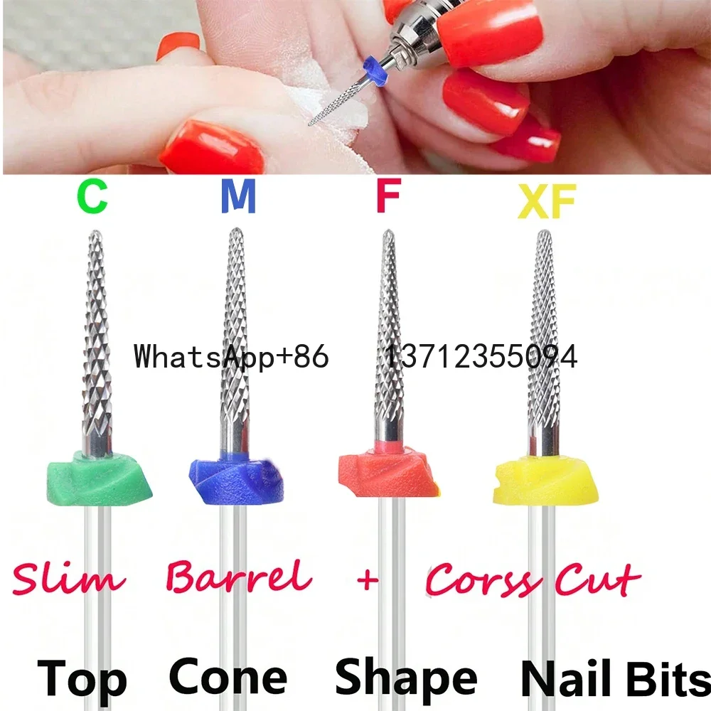 

1Pcs Professional 3/32'' Carbide Tungsten steel Nail Drill Bit - Safe & Effective for Manicure, Pedicure, Cuticle Care & Gel