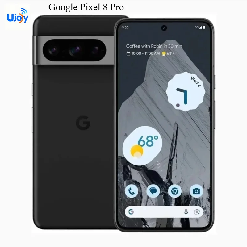 Google Pixel 8 Pro 5G  6.7 Inch Super Actua OLED 12GB RAM 128GB ROM NFC Network Unlocked Smartphone Android Refurbished Mobile