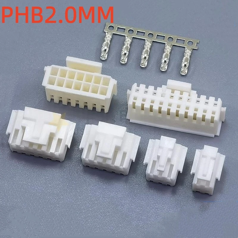 PHB2.0mm Pitch Double Row PHSD2.0 Buckle Shell Socket Connector Harness Double Row Male
