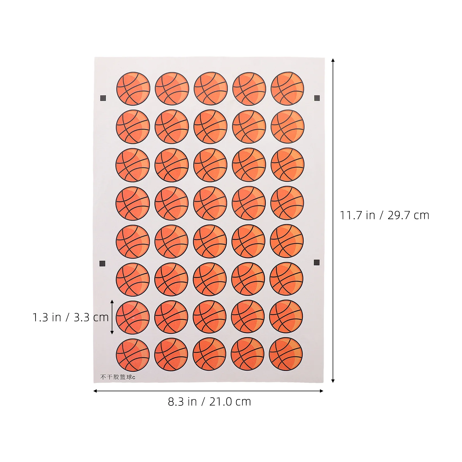

1 Sheet Basketball Temporary Tattoos Makeup Stickers Cute Removable Fake Tattoos for Sports Parties Holidays Cute Stickers
