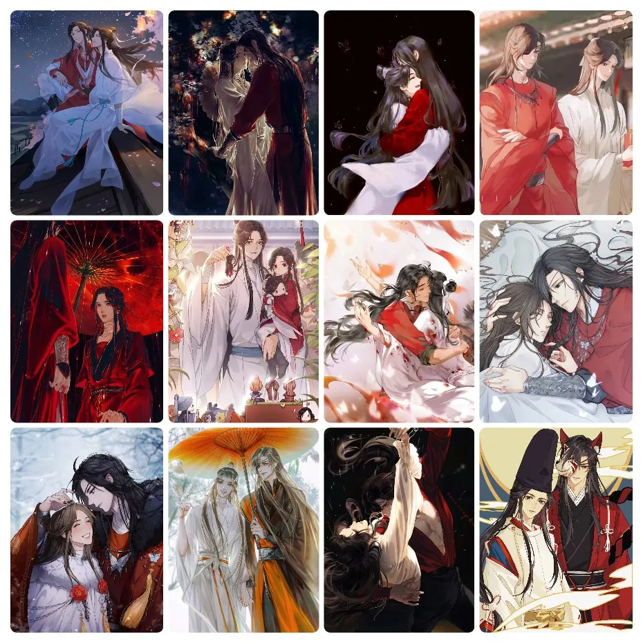 Diamantmalerei BL Anime Heaven Official Blessing Xie Lian Huacheng Runde/quadratische Diamanten Mosaik Handgemachtes Kunstgeschenk Heimdekoration