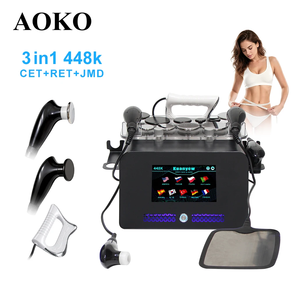 AOKO Thermo 448K CET RET High Weight Loss Relieves Pain Machine Lifts Firming Skin Accelerates Lymphatic Circulation