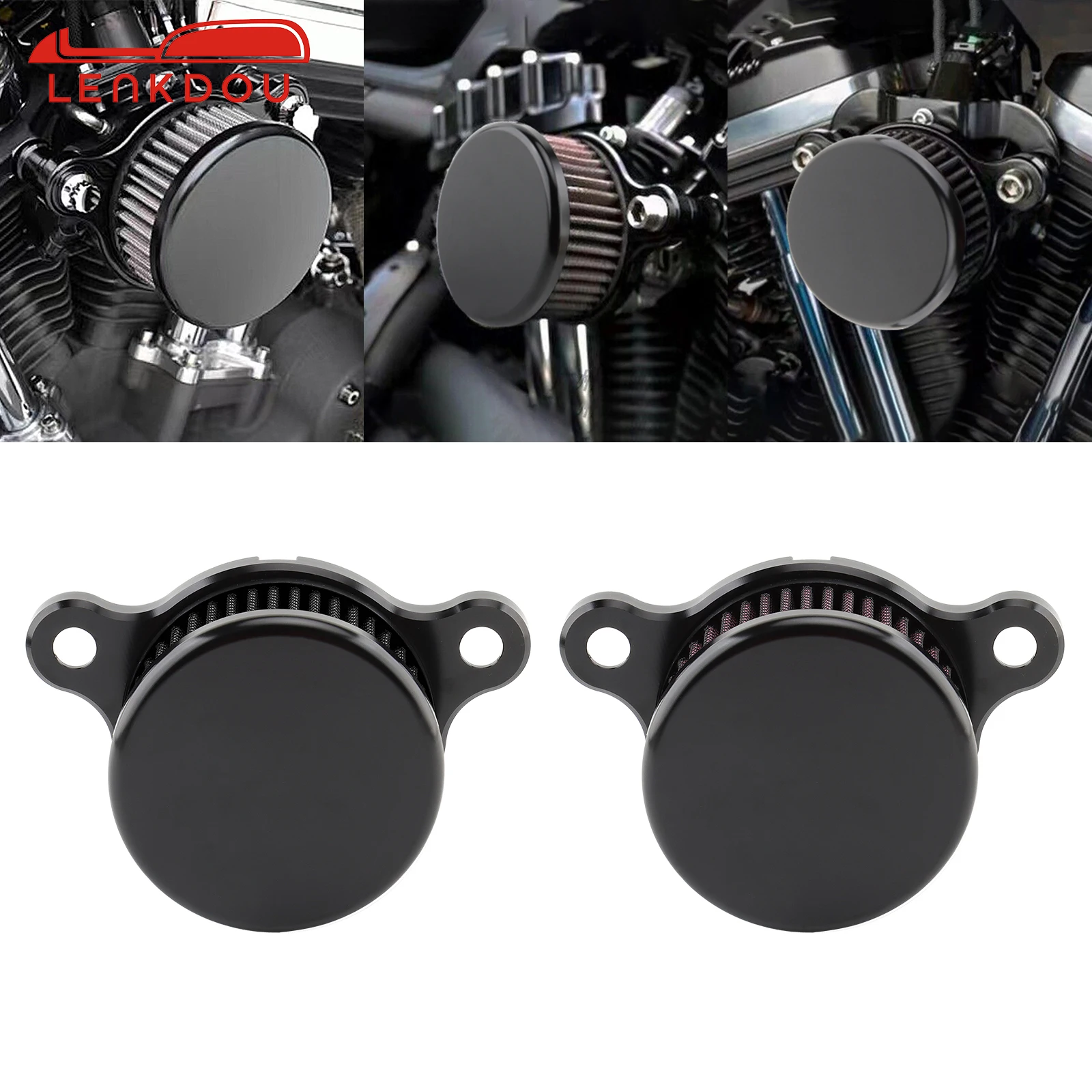 Air Filter Cleaner Intake Kits For Harley Sportster Iron 883 XL883 XL1200 Nightster Forty-Eight Seventy-Two XR 1201 1991-2023