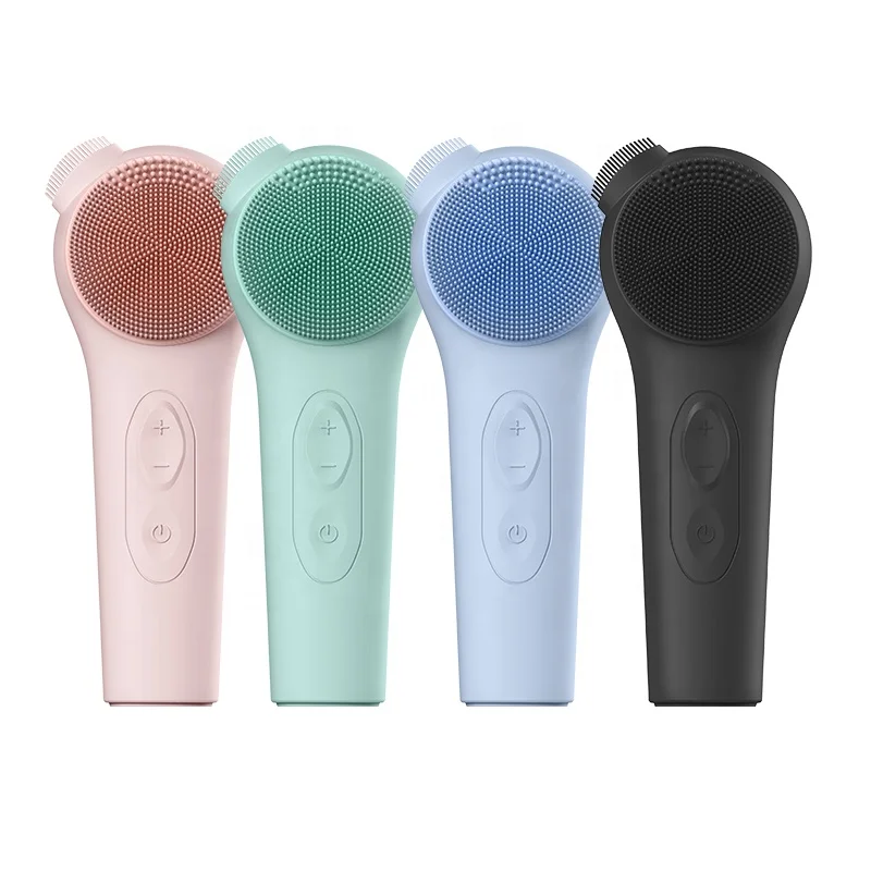 

Electric Waterproof Silicone Facial Cleansing Brush Face Cleaning Scrubber for Beauty and Skin Care