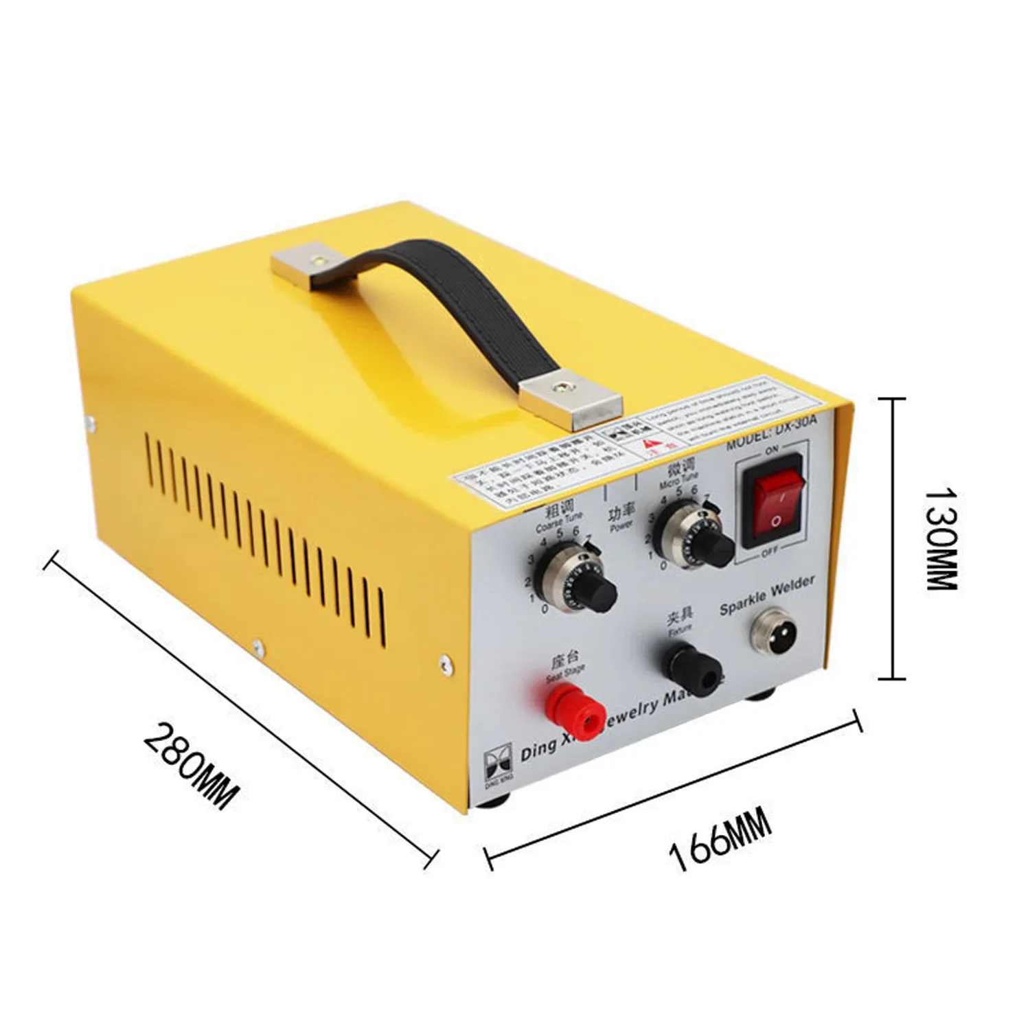 30A Jewelry Spot Welding Machine Dual-purpose Small Necklace Ring Welding Machine Gold and Silver Touch Welding Handheld Pulse W
