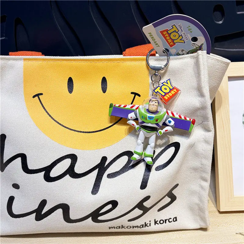 Pixar Toy Story Buzz Lightyear Woody Figur Schlüsselanhänger Taschenanhänger Taschencharme Paar-Geschenk für Rucksack-Dekoration Auf Lager – Detail 21