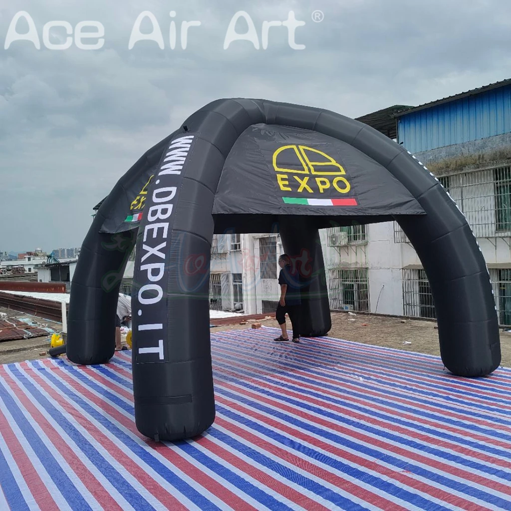 Tenda gonfiabile personalizzata per ragno da 6 m Tenda gigante per eventi Tenda gonfiabile per promozioni all'aperto Spettacoli commerciali Feste