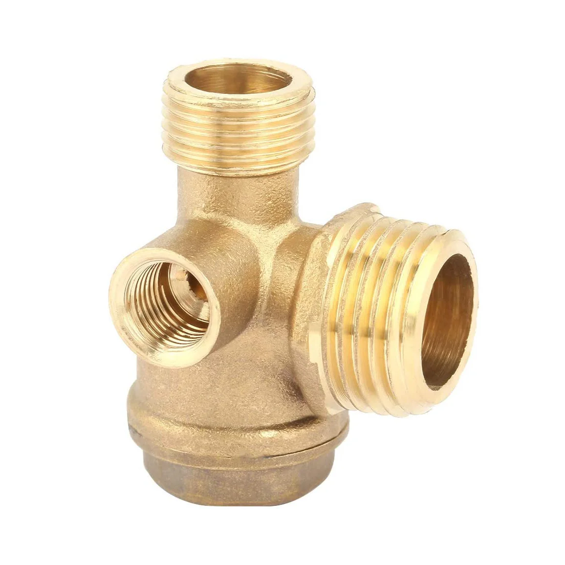 1 Three-Way Air Compressor Check Valve Direct Connection Air Compressor Check Valve,Valve Port: 20mm 16mm 10mm