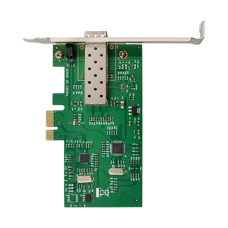 Rtl8105e pci-e x1 100m ethernet netzwerk karte single port sfp faser netzwerk karten adapter schneller ethernet server nic