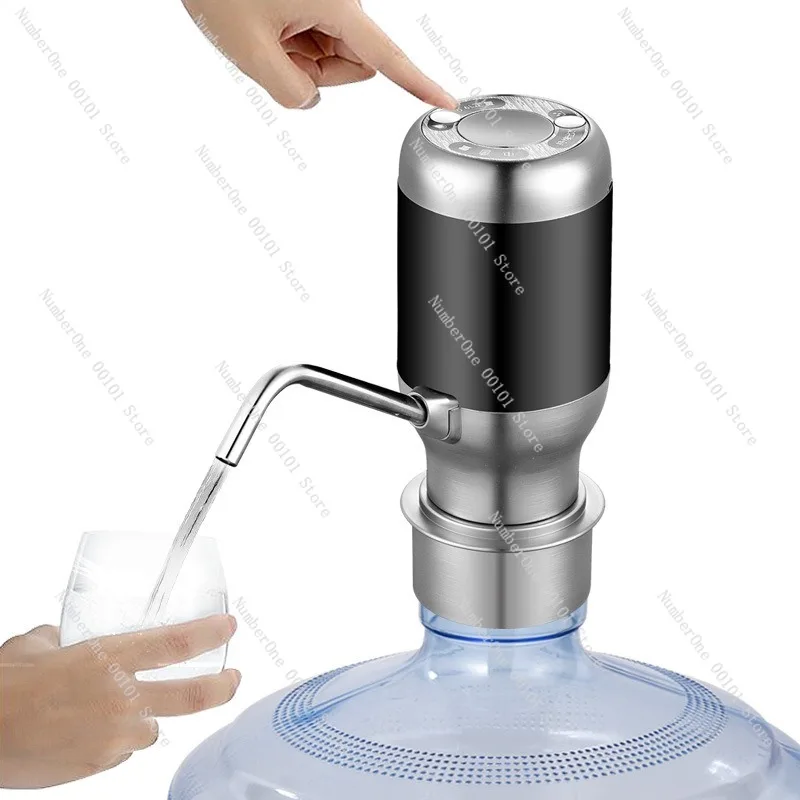 Home Kitchen Electric Water Pump Dispenser for 5 Gallon Bottle USB Rechargeable Automatic Drinking Water Lifter Portable Barrel