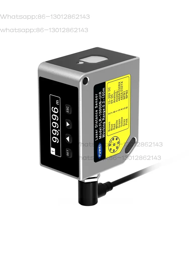 High-precision laser ranging sensor industrial long-distance 100 meters TOF photoelectric RS485