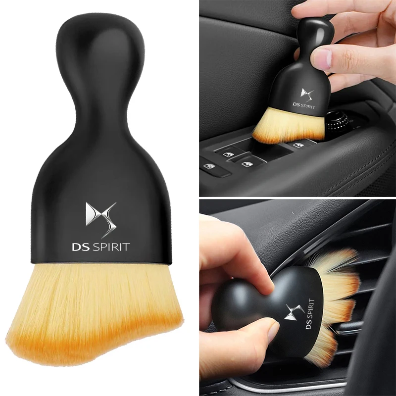 Ferramenta de limpeza interior do carro painel saída ar escova macia para citroen ds 2 3 4 5 6 7 ds2 ds3 ds4 ds5 ds6 ds7 selvagem rubis spirit