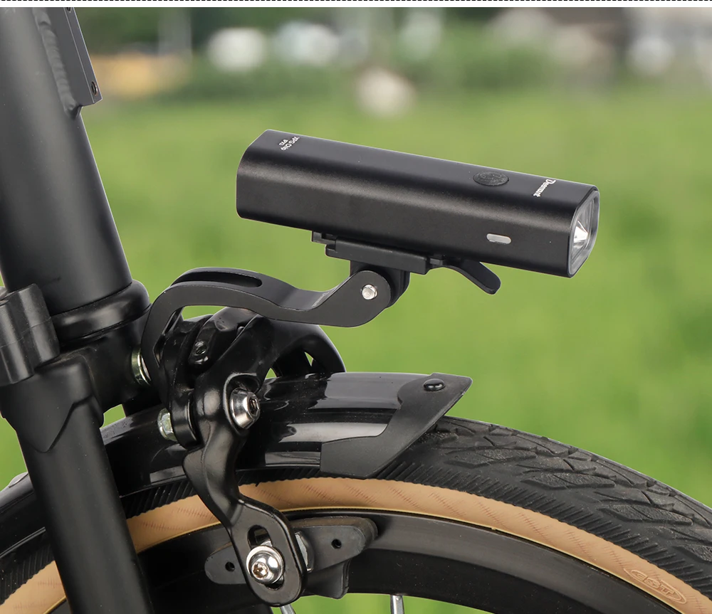 Deemount Vorderradgabel-Scheinwerferständer, passend für CATEYE/XOSS/Trek für Brompton-Faltrad 15 ° Warping Computer-Halterung für Gopro/Garmin – Detail 12
