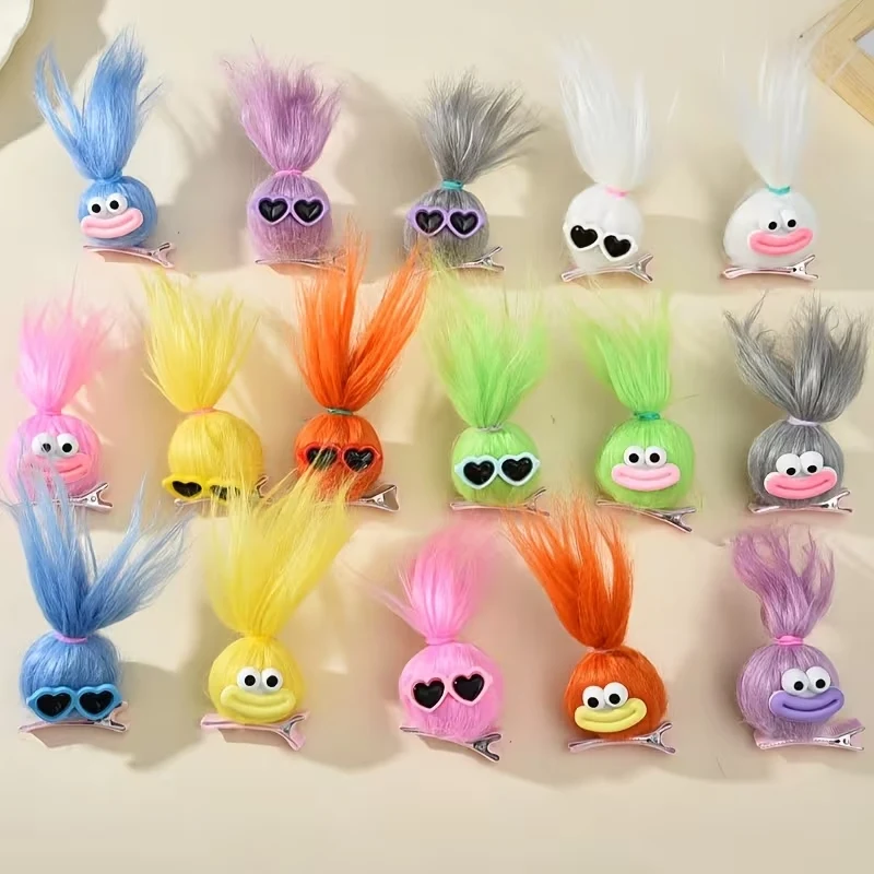 Funny Ugly Doll Plush Hair Clip Dopamine Sausage Mouth Doll Duckbill Clip Super Cute Sweet Girl Bangs Hair Accessory Hair Clip