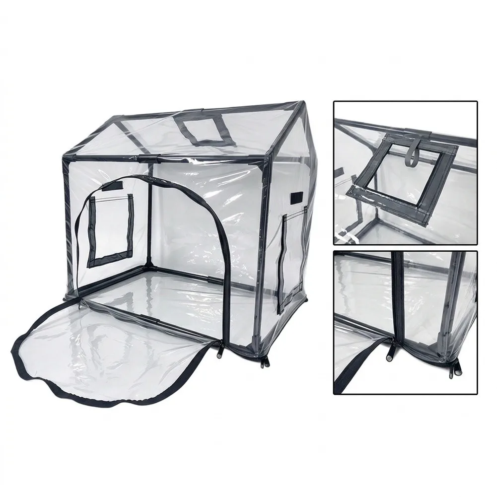 Portable Plant Dome Greenhouse 60 40 50cm for Tabletop Use Supporting Herb Cultivation and Early Growth Stages