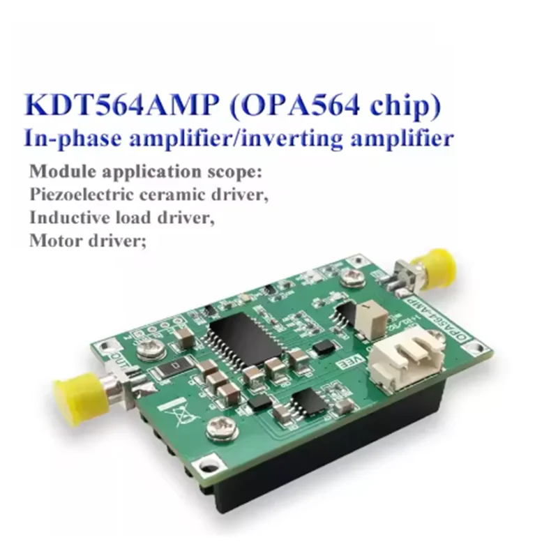 OPA564 Driver Amplifier Piezoelectric Ceramic Driver 1.5A Current Buffer 1.3MHz Full Power Bandwidth